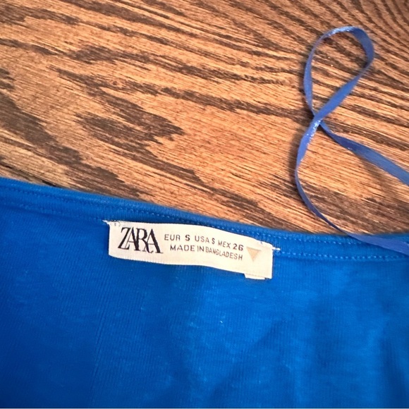 Zara Royal Blue Crop top - Picture 3 of 3